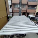 神戸市にて屋根修理〈駐車場屋根の張替え工事〉 施工後